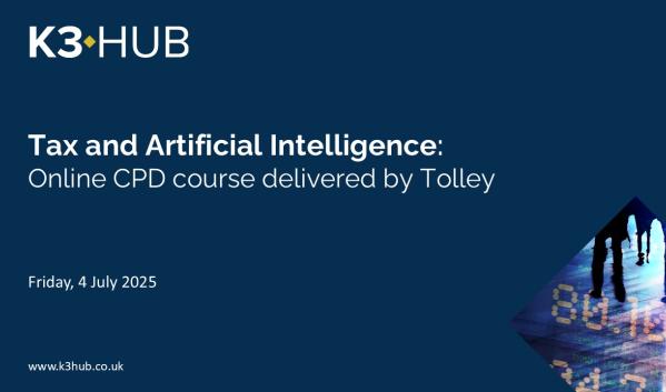 On-demand webinar: Tax and Artificial Intelligence