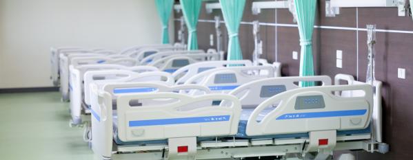 Mobile Hospital Bed,Electric Variable Height,Medical Equipment.