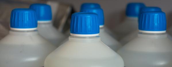 detergent bottles