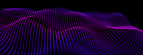 Soundwave purple abstract