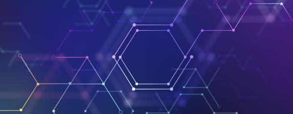 hexagon lit nodes