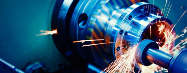 image of a drill sparking