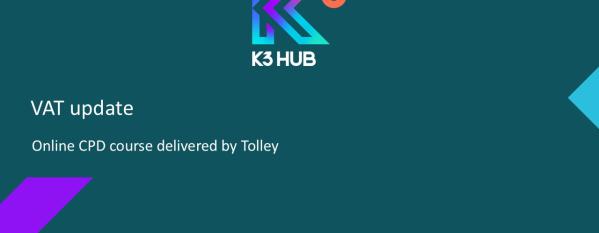 K3 Hub CPD webinar - 17th April