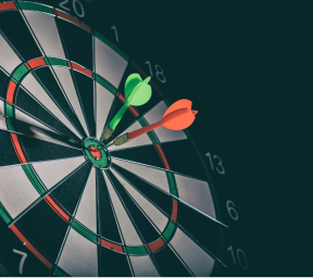 darts and dartboard