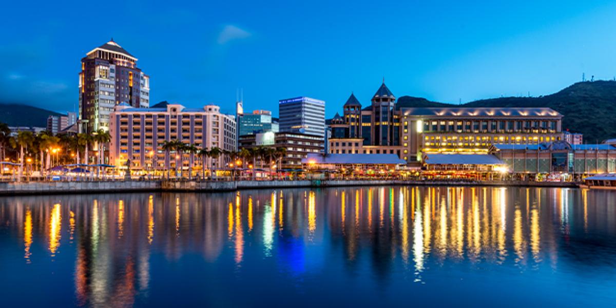 Mauritius view of port louis